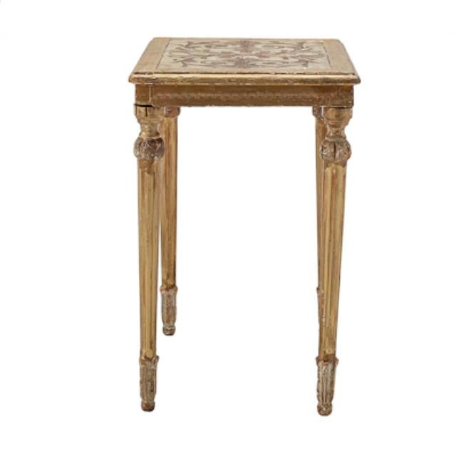 TABLE-NESTING GOLD WOOD