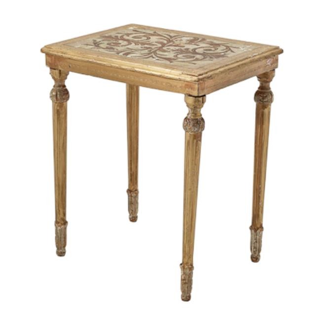 TABLE-NESTING GOLD WOOD
