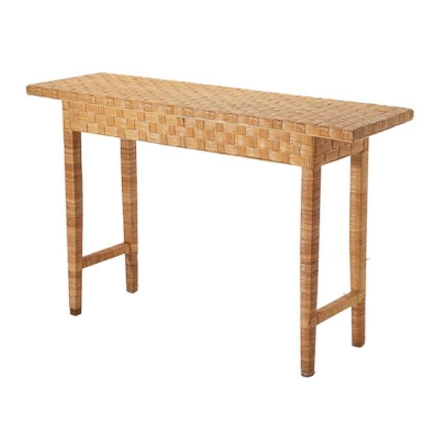 TABLE-CONSOLE-NAT WICKER