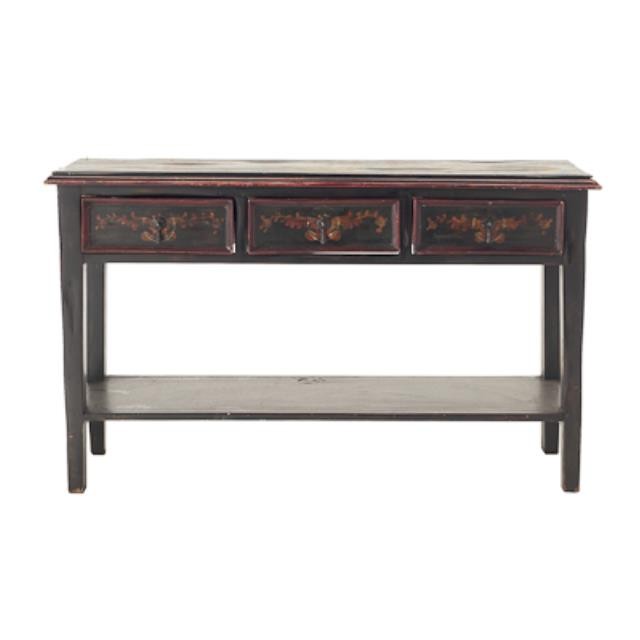 TABLE-CONSOLE-BLK PAINTE