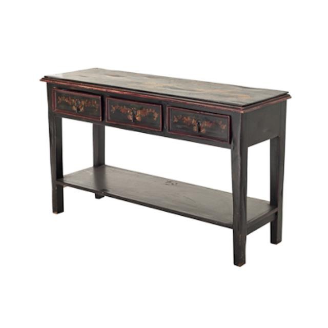 TABLE-CONSOLE-BLK PAINTE