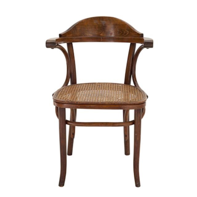 CHAIR-ARM-OAK W/CANE SE