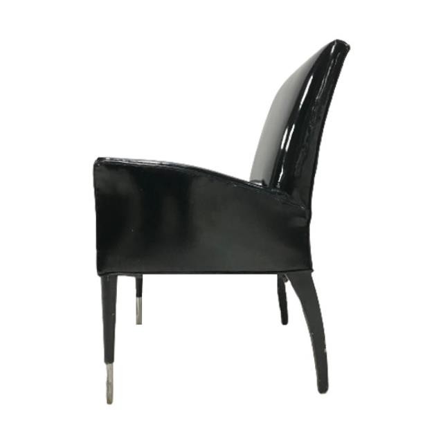 CHAIR-ARM-BLK PATENT LE