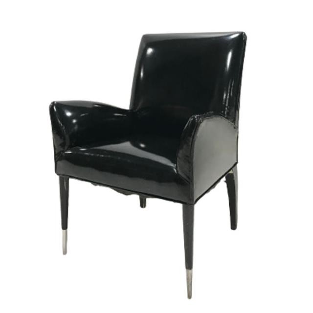 CHAIR-ARM-BLK PATENT LE