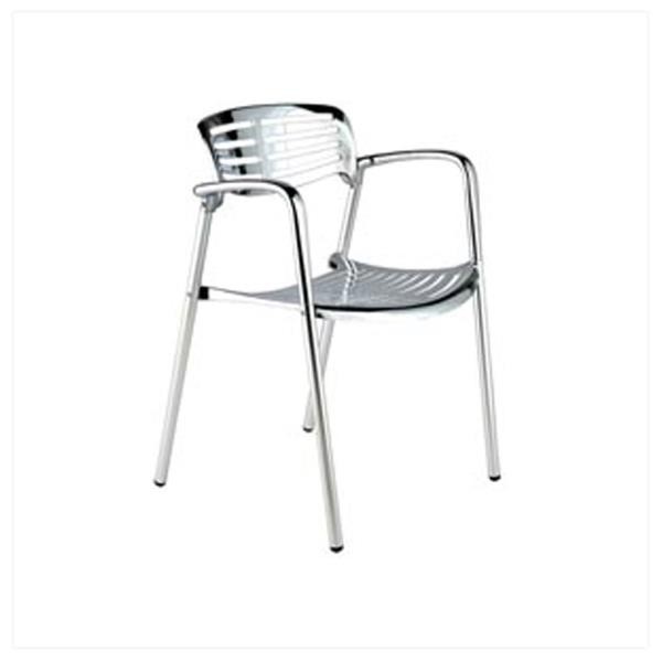 CHAIR-ARM-POLISHED CHROME-STACK