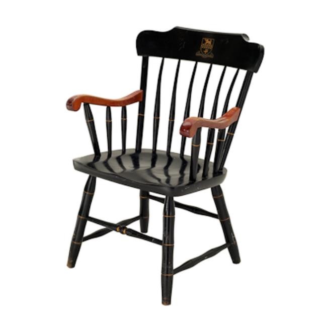 CHAIR-ARM-BLK WINSOR-MAPLE ARM