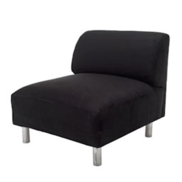 CHAIR-ARMLESS-BLK ULTRA