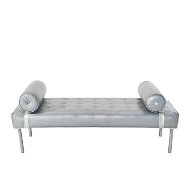 DAYBED-60IN-GLIMMER NICKEL BENCH