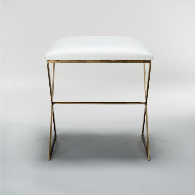 BENCH-GOLD X BASE-WHITE TOP