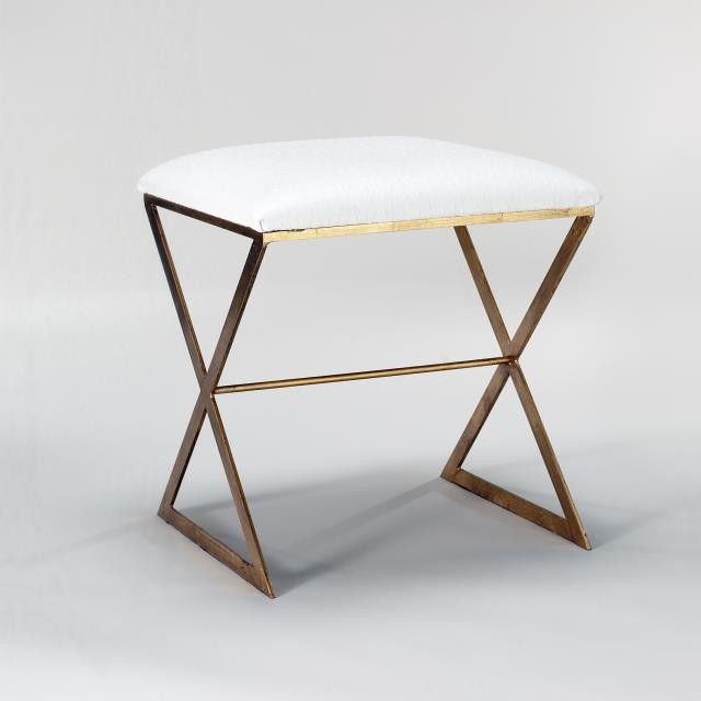 BENCH-GOLD X BASE-WHITE TOP