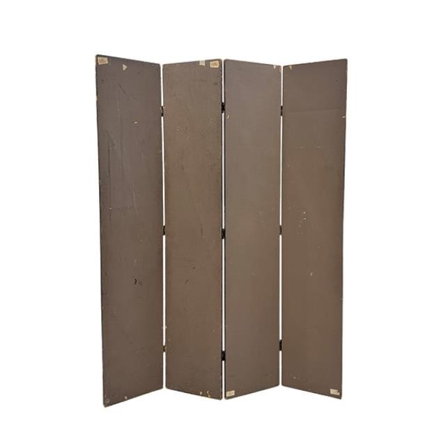 SCREEN-4PANEL-83H-BROWN&TAN