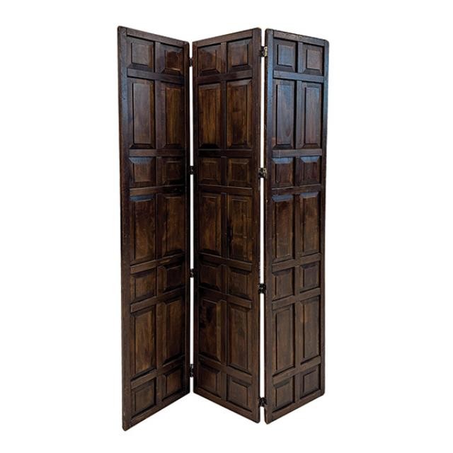 SCREEN-3PANEL-79H-WALNUT PANEL
