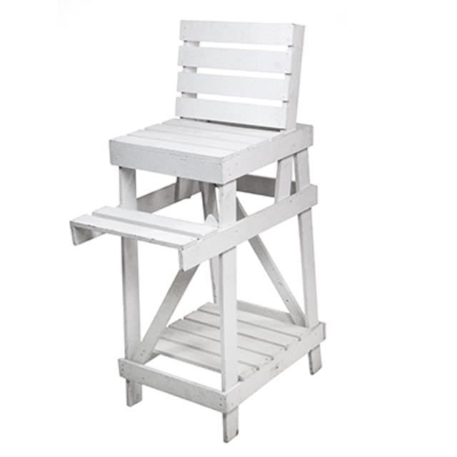 Life Guard Chair White (Pool Side)