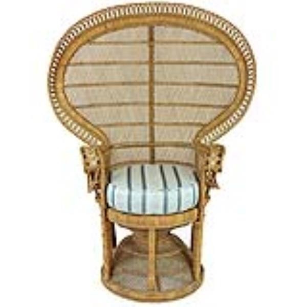 CHAIR-WICKER-PEACOCK-BLUE/WHT