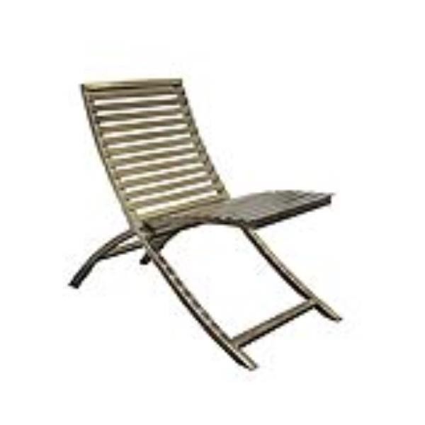 CHAIR-METAL SLATTED-COLLAPSABL