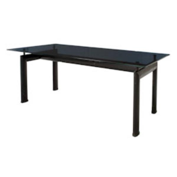 TABLE-DINING-BLK-CORBUSIER