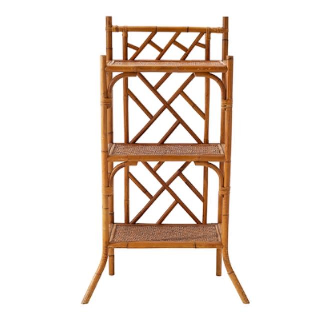 ETAGERE-BAMBOO-3 SHELF-GRID BA