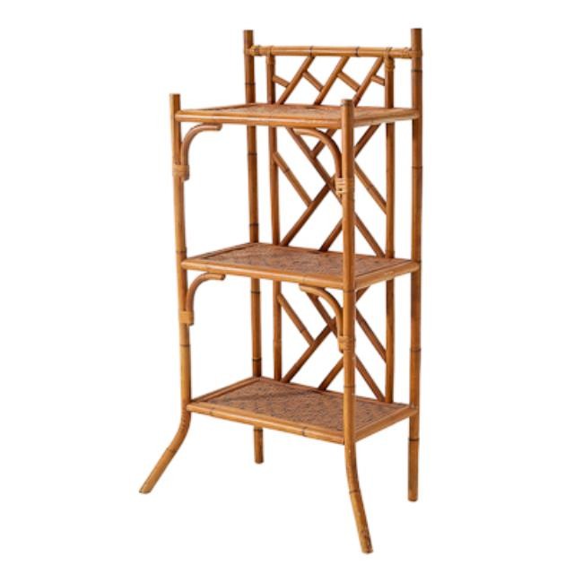 ETAGERE-BAMBOO-3 SHELF-GRID BA