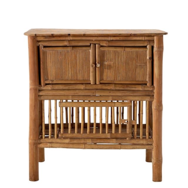 CABINET-BAMBOO 2DOOR/SHELF W/D