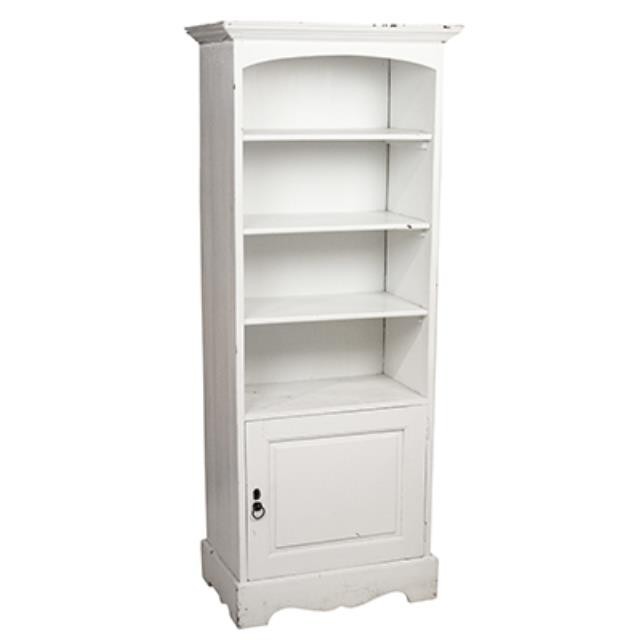 CABINET-WHITE DIST 71"H 3 SHEL