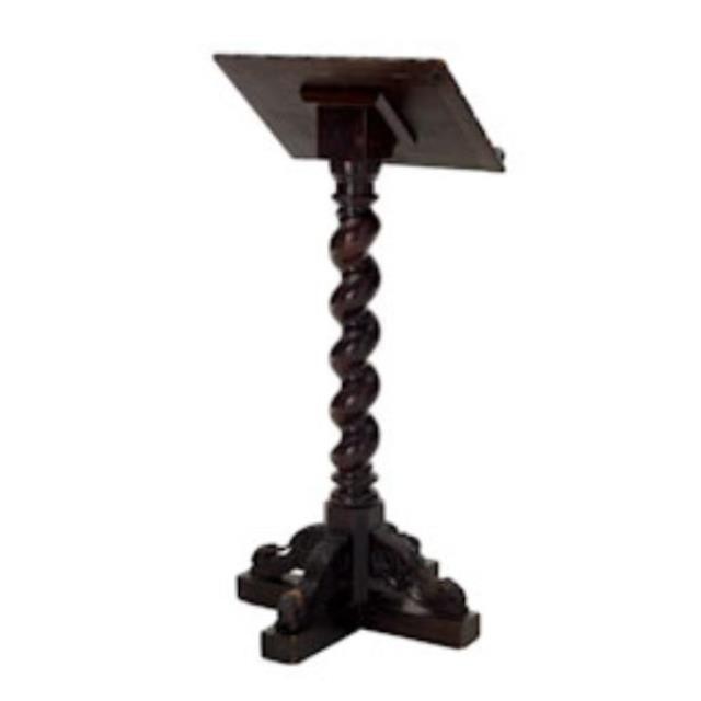 LECTERN-SPIRAL COLUMN-JACOBEAN