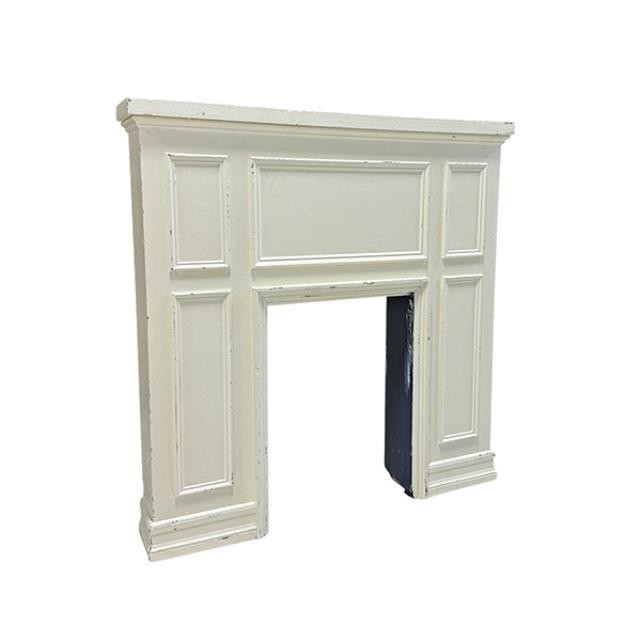 FIREPLACE-MANTEL MAH W/BRICK INSERT W