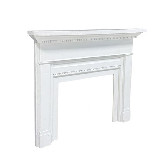 FIREPLACE-MANTEL-WHITE-WOOD