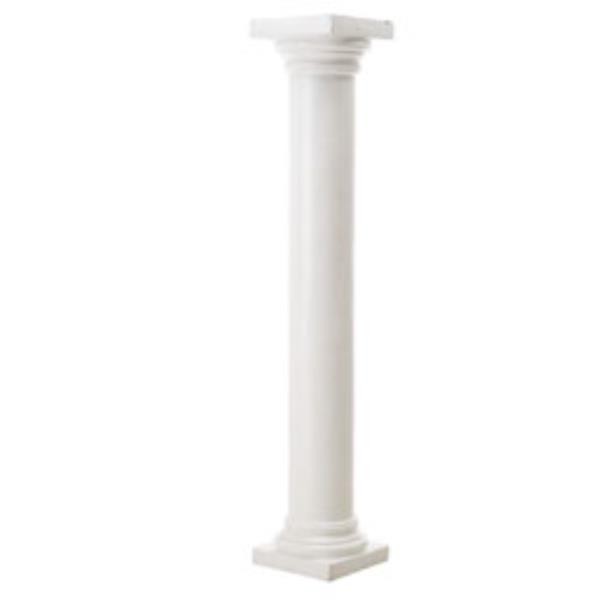 COLUMN-WHITE-FIBERGLASS