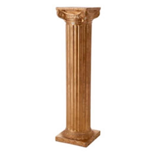 COLUMN-52.5"-GOLD FIBERGLASS