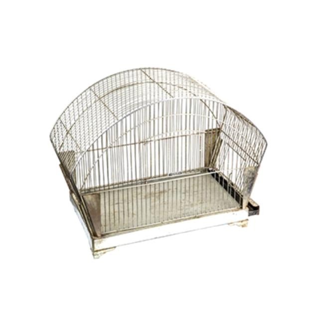 BIRDCAGE-Silver Metal