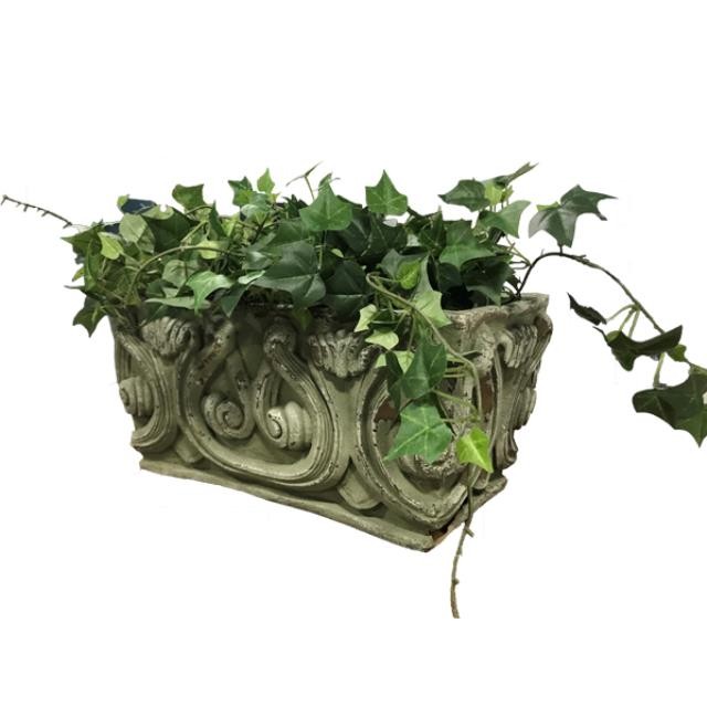 PLANT-Faux Ivy in Faux Cement Planter