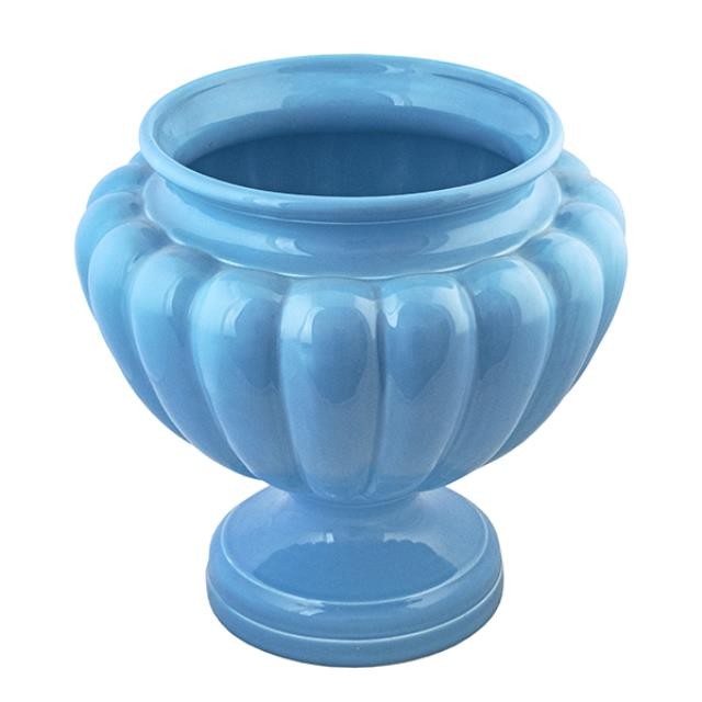 PLANTER-CERAMIC-BLUE-LARGE