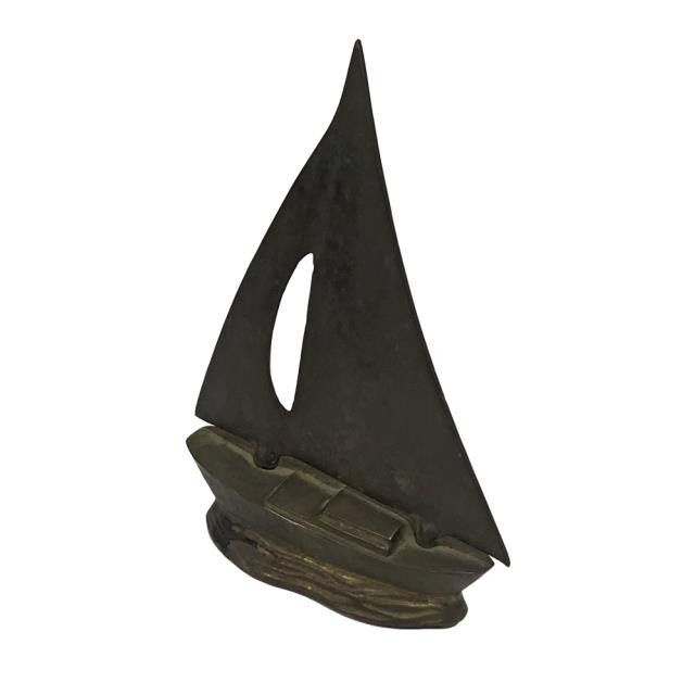 FIGURINE-Brass Sailboat