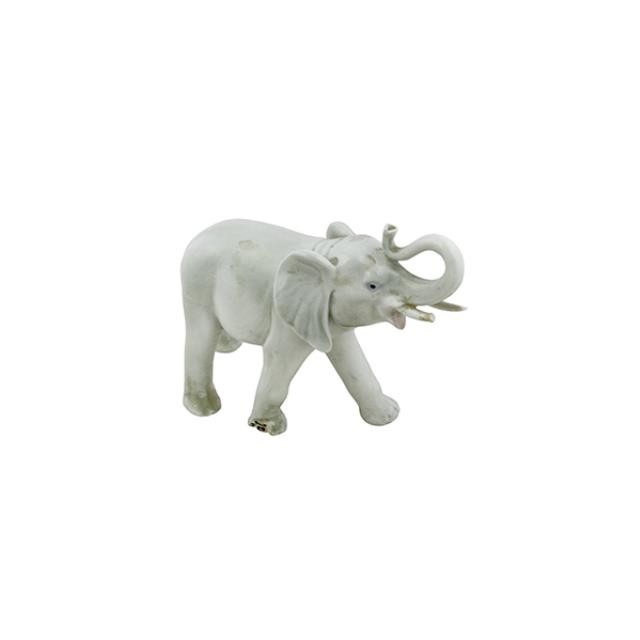 FIGURE-Walking Elephant W/Broken Tusk