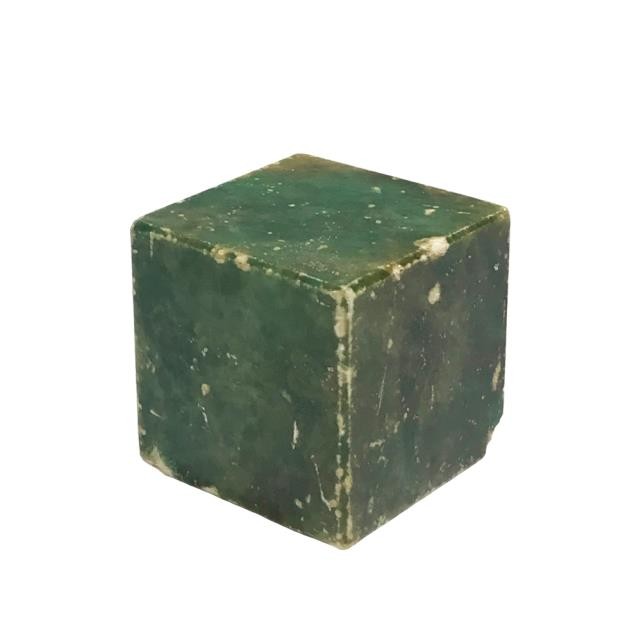 PAPERWEIGHT-Green Marble Cube