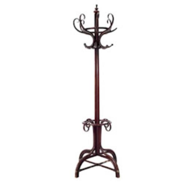 COATRACK-BENTWOOD-BLK-6 HOOK/B