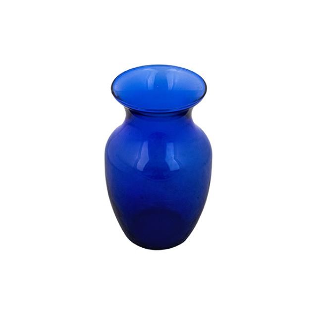 VASE-Navy Glass/Large Urn Shape