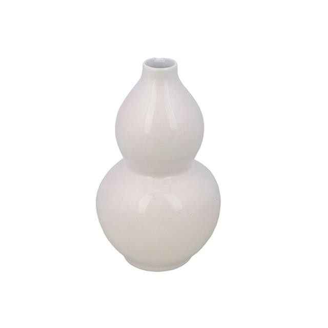 VASE-Glazed Pale Pink Double Tear Drop