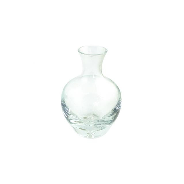 VASE-Clear Glass Nose Gay