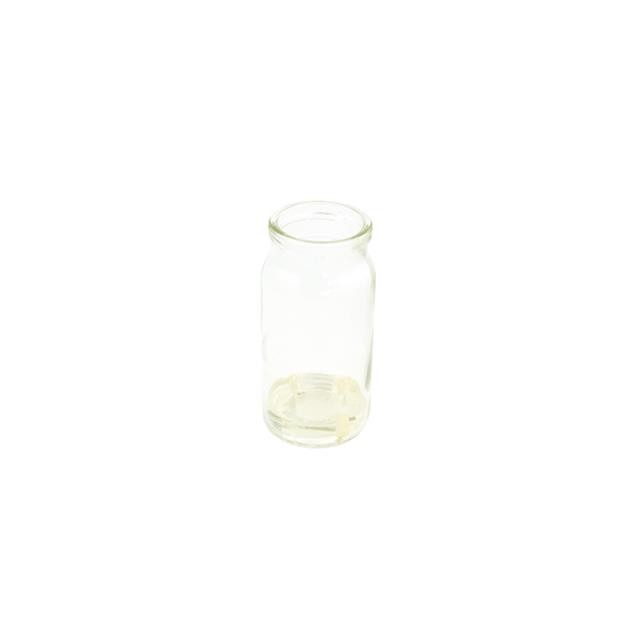 VASE-Clear Glass Milk Bottle