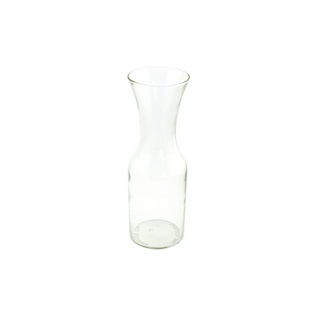 VASE-TAll Clear Glass W/Flared Top