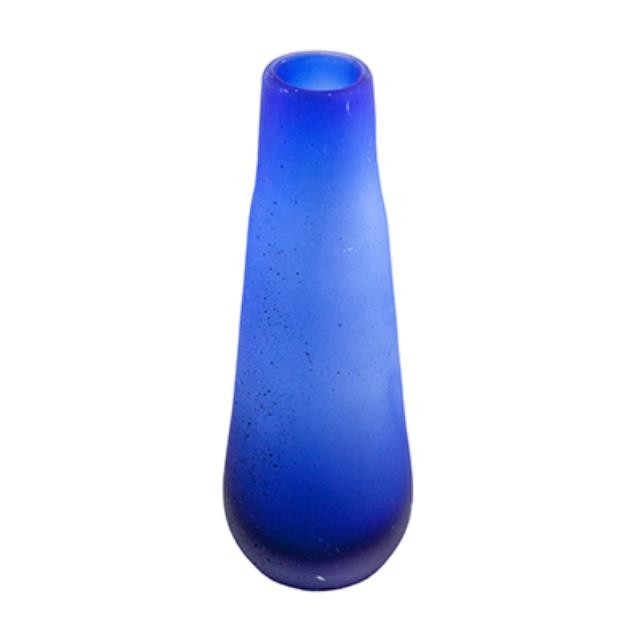 VASE-Tall Cobalt Blue Glass Bud Vase