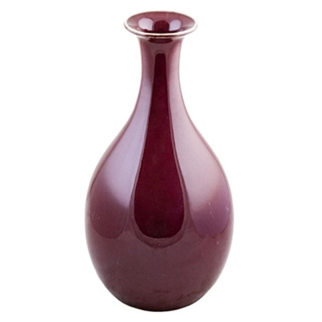 Vase-Ceramic-Maroon