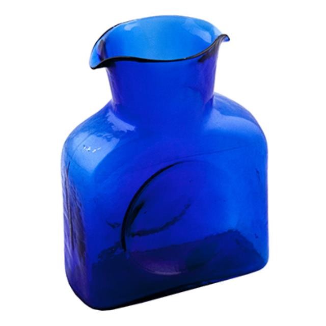 VASE/BOTTLE-8"COLORED GLASS