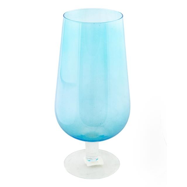 Glass-Oversized Clear Blue Cocktail Glass