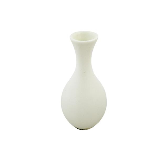 VASE-Small Ivory Ceramic W/Narrow Neck