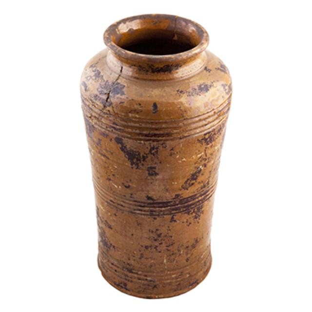 VASE-15"TERRA GLAZED