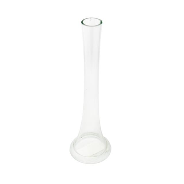 VASE-Tall Clear Glass Bud
