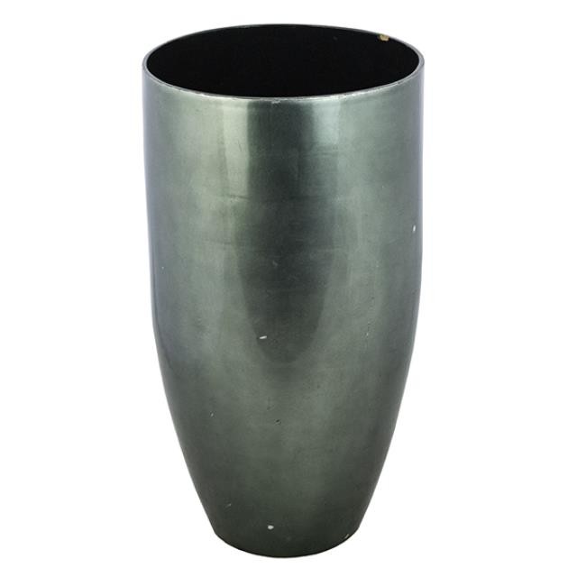 VASE-Tall Teal Metallic