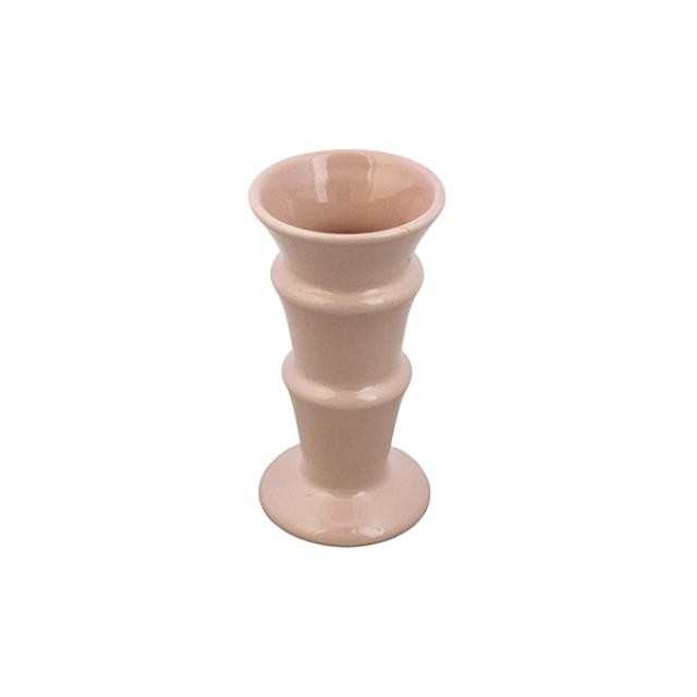VASE-Glazed Pink 3 Tier Vase